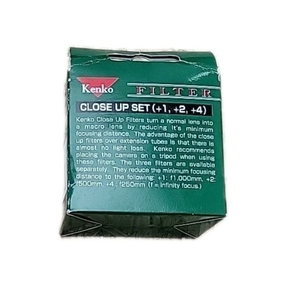 52mm Close-Up Camera Lens Filter Kit w/ Original Case - Kenko Made Japan